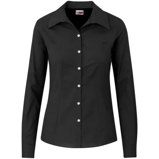 Ladies Long Sleeve Aspen Black